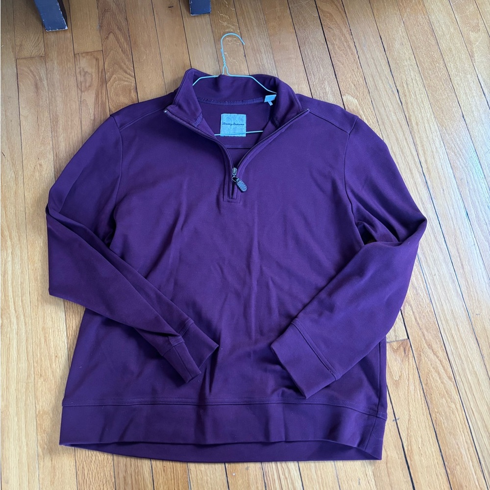 Tommy Bahaman- Burgundy  Quarter Zip